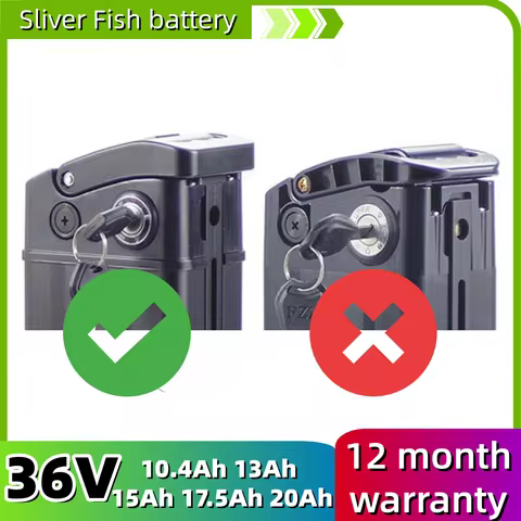 KT-D05 36V 10.4Ah 13Ah 15Ah 17.5Ah 20Ah CY20 250W Portable Folding E-Bike Lithium Battery for 250W 3