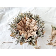 Dried Flowers Flower Bouquets Miniature Caspia Statis Decorative