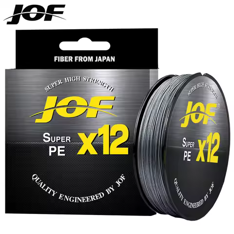 JOF X12 Lure Line Braided Fishing Line Pesca Carp Multifilament Fly Wire PE Line Saltwater 12 Strand