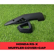 HONDA RSX MUFFLER COVER + END CAP SET // EKZOS EXHAUST TUDUNG COVER PROTECTOR RSX-150 RSX150 RSX 150 RS-X RS X HONDA