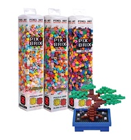 Pix Brix Pixel Art Puzzle Bricks Bundle - 4,500 Piece Pixel Art Kit, Mixed 32 Color Palette (Light, 