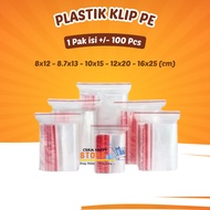 CERIA - Plastic Clips Size 8X12 8.7X13 10X15 12X20 16X25 I Seal Ziplock Zipper Contents 100 Sheets