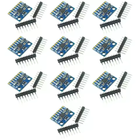1-10pcs GY521 GY-521 MPU6050 IIC I2C Interface 3 Axis Analog Gyroscope Sensor Accelerometer Compatib