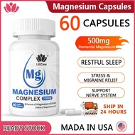 LILICARE Vegan 8 Form Magnesium Supplements Softgels , With Magnesium Glycinate, Malate, Citrate & V