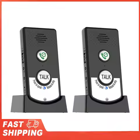 2 Pack H8-2T Intercoms Wireless for Home Voice Caller Home Ultra Long Distance Portable Wireless Voi