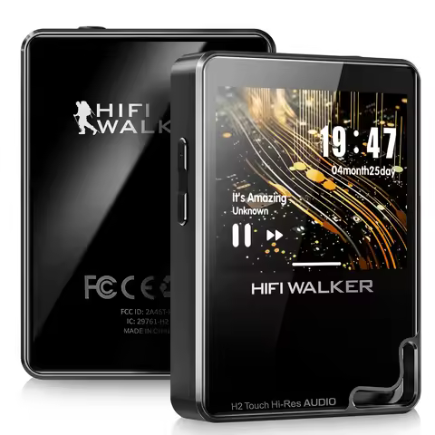 HIFI WALKER H2 Touch Hi-Res MP3 Player 128GB, Lossless DAP with DAC ES9218, Bluetooth 5.2, FLAC, Lin
