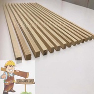 Fine Pine Dutch Teak Wood Sandpaper Size 1.5x1.5x100cm Dutch teak wood board Dutch teak wood kaso wo