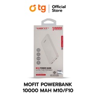 แบตสำรอง PowerBank 10000mAh MOFIT M10/F10 พาวเวอร์แบงค์ขนาดเล็ก หน้าจอ LED พกพาสะดวก (สินค้ารับประกั