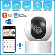 Tuya Smart 1080P Mini Wifi กล้องรักษาความปลอดภัยไอพี CCTV ติดตามอัตโนมัติความปลอดภัยในบ้านมองเห็นกลา