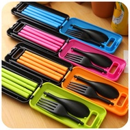 READY STOCK TRAVEL CUTLERY SET
