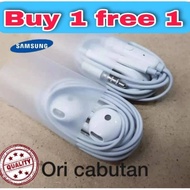 (Buy 1 Free 1) Earphone SAMSUNG ORIGINAL A05S A04S A03S A25 A24 A23 A32 A52 A72 M22 Earset SUPER BAS