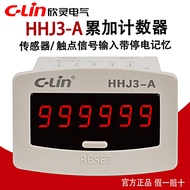 Xinling Counter HHJ3-A HHJ3 Electronic Accumulated Digital Display Infrared Induction Pulse Counting