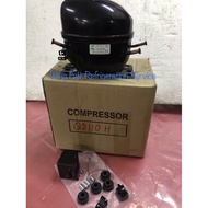 (New) QD110H 1/3HP Refrigerator Compressor R134a gas (Set) Refrigeration /Peti Sejuk/Ais SparePart