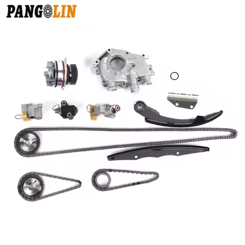 1Set Timing Chain Kit Water Oil Pump 13028-ZK01C Fit 05-10 Nissan Frontier Pathfinder VQ40DE Car Acc