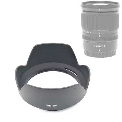 Bayonet Lens Hood Sunshade 72mm Flower Petal Protector Flare for Nikon Nikkor Z 24-70mm f/4 S Z6 Z7