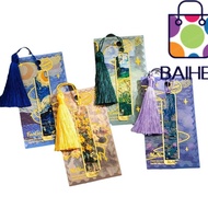 BAIHEE Metal Bookmark, Oil Painting Sunflower Lotus Reading Book Clip, High Quality Metal Hollow Boo