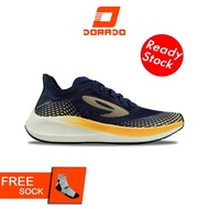 910 Nineten Haze 1.5 Sepatu Lari Original - Biru Dongker/Orange