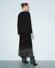 URBAN REVIVO - Chân váy denim midi dáng đuôi cá thời thượng UWJ850009-BA8