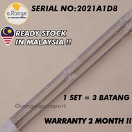 SERIAL NO : 2021A1D8" LED TV BACKLIGHT (LAMPU TV)  INCH LED TV BACKLIGHT