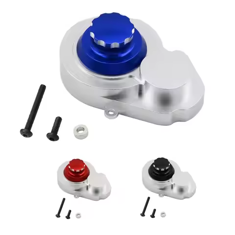 Metal Transmission Gear Cover Gearbox Shell 3792 for 1/10 Traxxas Slash 2WD Rustler Stampede Bandit 