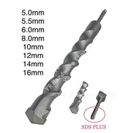 SDS PLUS Drill Bit 5mm-16mm Masonry Concrete Drill Bit Mata Drill Konkrit Mata Drill Batu 5m 5.5m 6m
