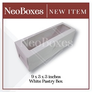 《Catch the moon Xiaoxuan》❁۩ NeoBoxes 9x3x3” White Pastry Box 20sNovelty Gifts