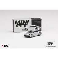 #303 MINI GT Porsche 911 (992) Carrera 4S GT (Silver Metallic)