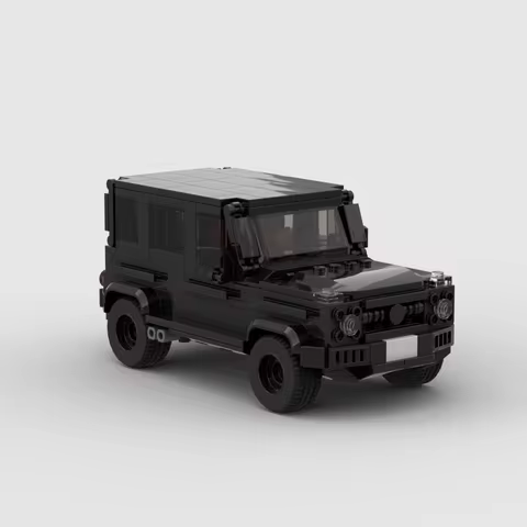 Hot Benz G63 Mayha Rui Black Warrior Big G Racing Sports Car Moc Compatible with Kids Building Block