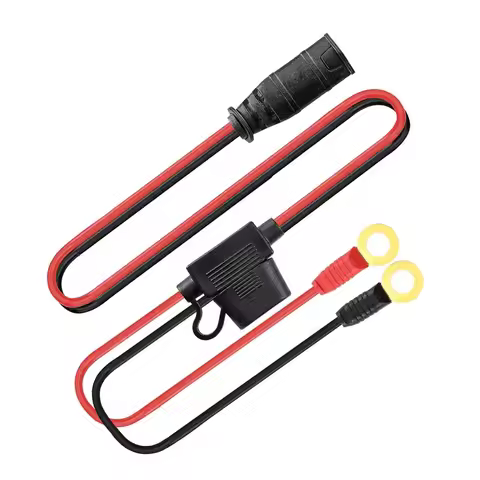 16AWG Wires Harness with X-Connect M6 Eyelet Terminals for Noco Battery Charger Battery Tender Leads