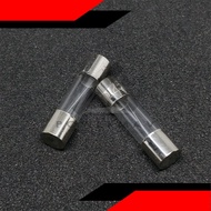 2pcs glass fuse 1 amp 220v 230v 250v 5*20 5*20mm 1000ma 1A AVR f1a Fast Fuse Glass motorcycle PC tv