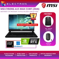 MSI Cyborg A15 Max C1WF-050 15.6" FHD Gaming Laptop ( R7 170, 16GB, 512GB SSD, RTX 5060 8GB, W11 )