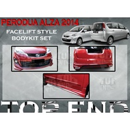 PERODUA ALZA 2014-2018 FACELIFT BODYKIT FRONT SKIRT SIDE SKIRT REAR SKIRT ALZA