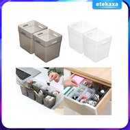 [Etekaxa] 2x Refrigerator Organizer Box, Refrigerator Side Door Storage Container, Refrigerator Side Door Box for Pantry, Kitchen, Refrigerator, Fruit
