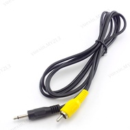 1.5M 3.5mm Mono To RCA Male Cable AV Audio Video Wire Adapter for Computer Laptop MP3/MP4  MY2L3