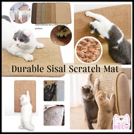 Cat Sisal Scratcher Mat Natural Sisal Cat Scratch Pad Carpet Protect Furniture Sofa Cat Tree Board Toy Pencakar Kucing