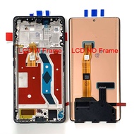 6.67' AMOLED For Huawei Honor X9a LCD Magic5 Lite Display Screen Touch Digitizer For Honor Magic 5 lite 5G X40 Frame