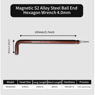 1 Pc Hex Key Ball End Allen Spanners S2 Steel Hex Key 1.5 Mm-10 Mm Allen Wrench