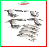 Ốp tay nắm hõm xe Mazda BT50 BT-50 2015-2021mạ crom trang trí dán chống trầy xước cửa xe hơi