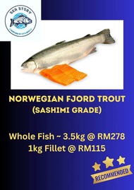 Norwegian Fjord Trout (Sashimi Grade)