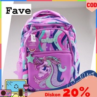 ⭐Cod⭐ Smiggle unicorn purple backpack original School Bag Child Bag