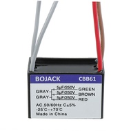 BOJACK CBB61 5uF+5uF+5uF 250V AC Ceiling Fan Starting Capacitor for Compatible with Harbor Breeze & 