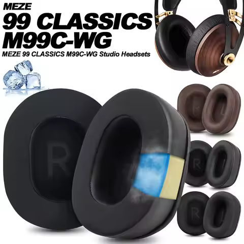 Replacement for MEZE 99 CLASSICS M99C-WG Wireless Headband Ear Pads Earphone Cushions Headphones Pro