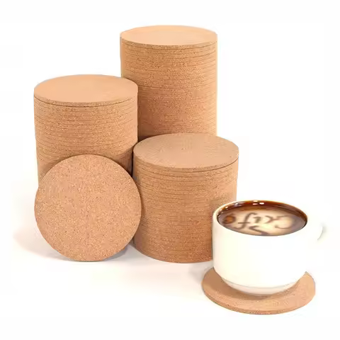 Cork Coasters Table Coasters for Coffee Cup Coaster Aesthetic Coasters for Drinks Bottom for Drinkin