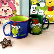 christmas gift christmas cup Spot American Christmas Geek Green Hair Monster Grinch Cartoon Ceramic 