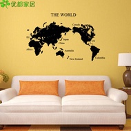 2017 new personality new THE World- World Map Wall Stickers Wall Map large map of the world of creat