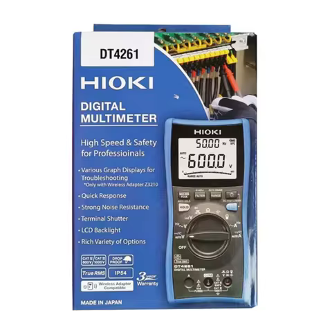 HIOKI DT4261 Digital Multimeter Multimeter High Precision Measures Voltage Resistance Current Capaci