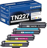 TN227 TN-227BK/C/M/Y High Yield Toner Cartridge Replacement for Brother TN227 TN-227 HL-L3270CDW MFC