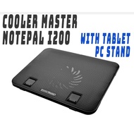 COOLER MASTER NOTEPAL I200 COOLER PAD 140MM FAN SUPPORT 15.6 INCH LAPTOP WITH TABLET PC STAND (R9-NB