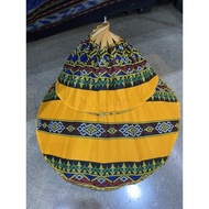Batik Fan & Hat Dual purpose 2in1 Batik Fan Hat Paypay Pamaypay Foldable Fan Hat Beach Hat