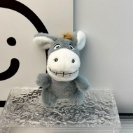New Simulation Little Donkey Plush Doll Cute Donkey Toy Student Backpack Pendant Donkey Stuffed Anim